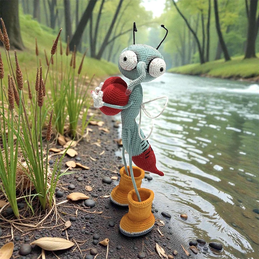 Maskotka na szydełku