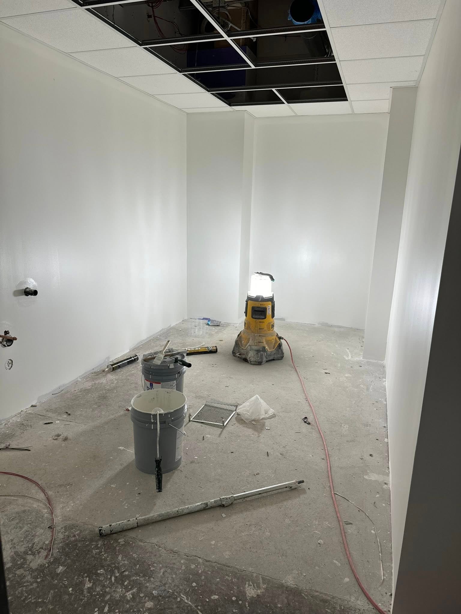 New drywall painting