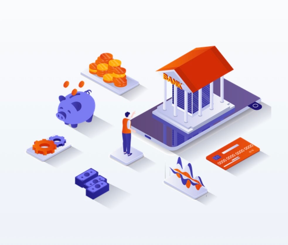 Edificios modernos de oficinas