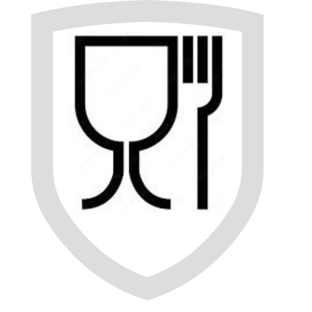 Certificación EN 1186 (vaso y tenedor) para contacto con alimentos