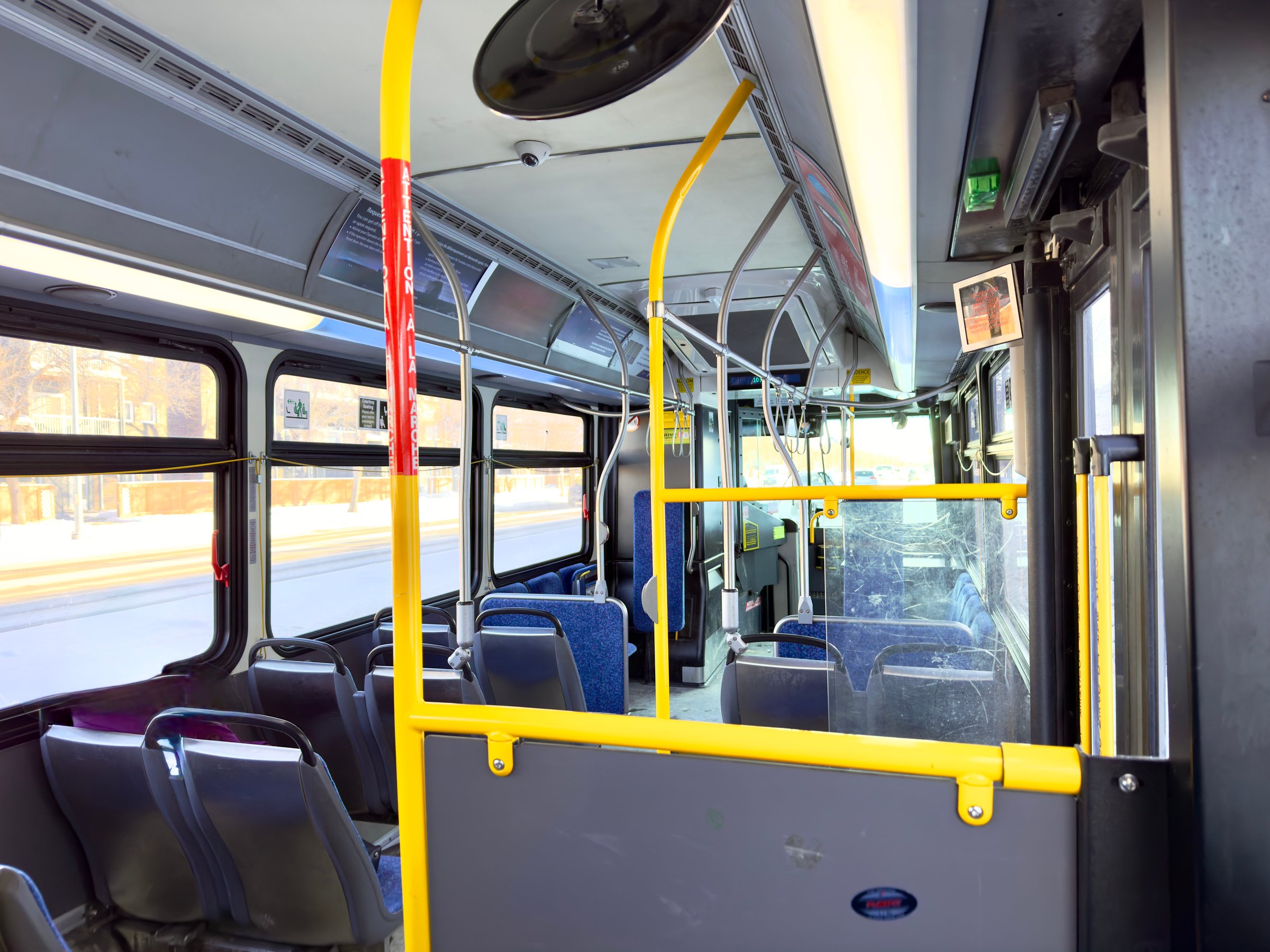 Bus interior