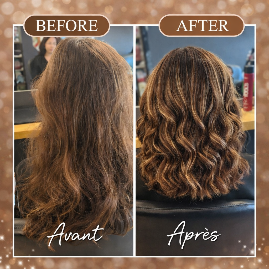 Transformation avant/après