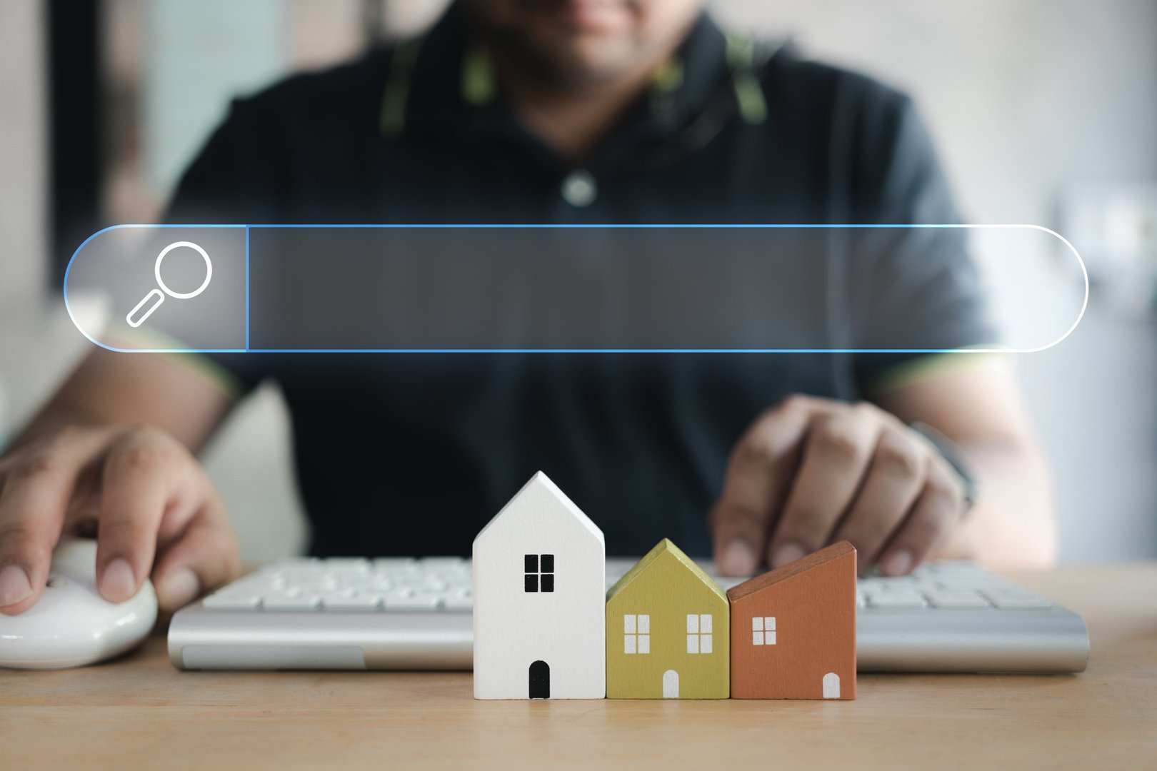 House searching, choice of location for construction, of mortgage, rental housing