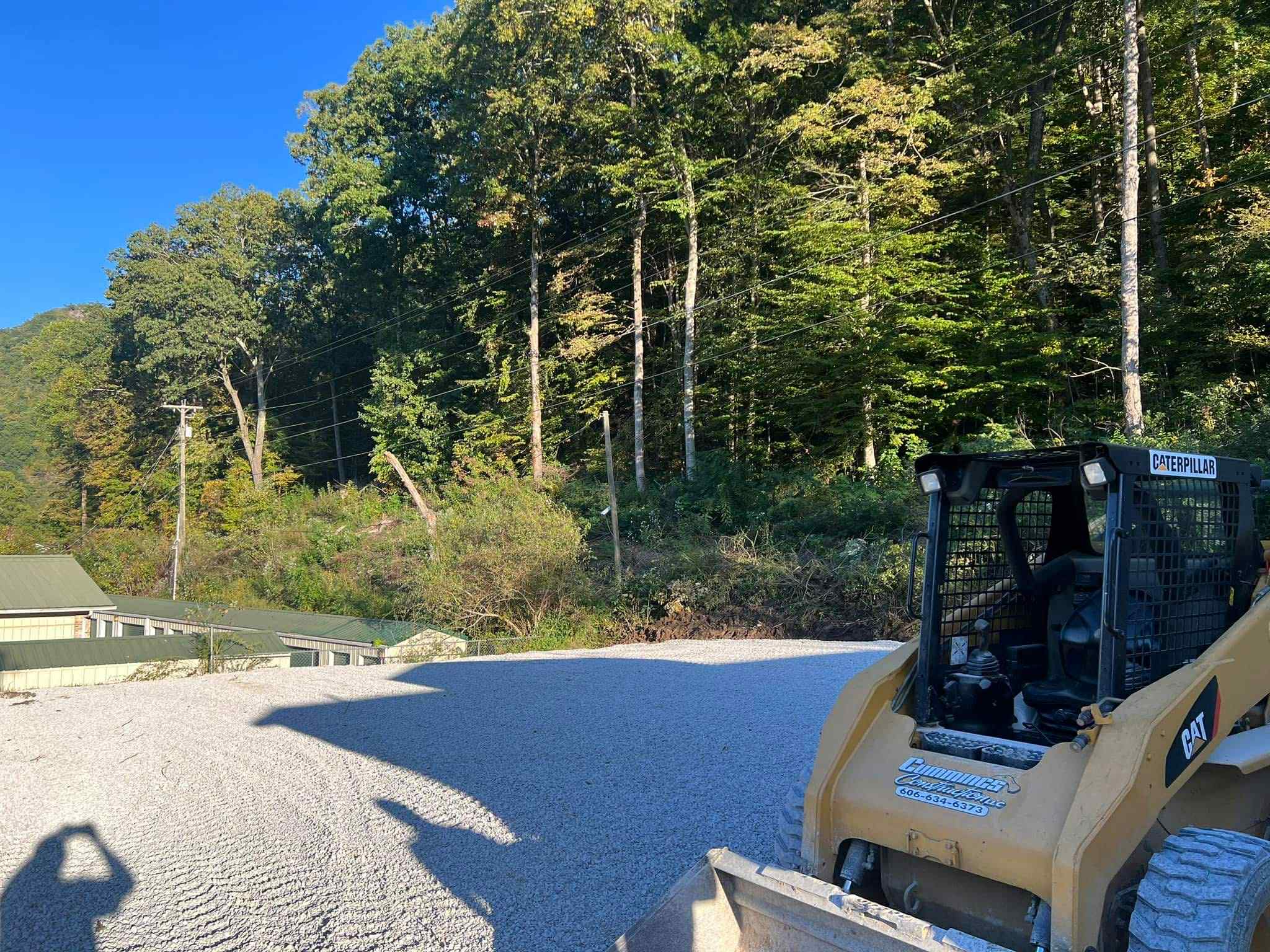 Topsoil fill and gravel project