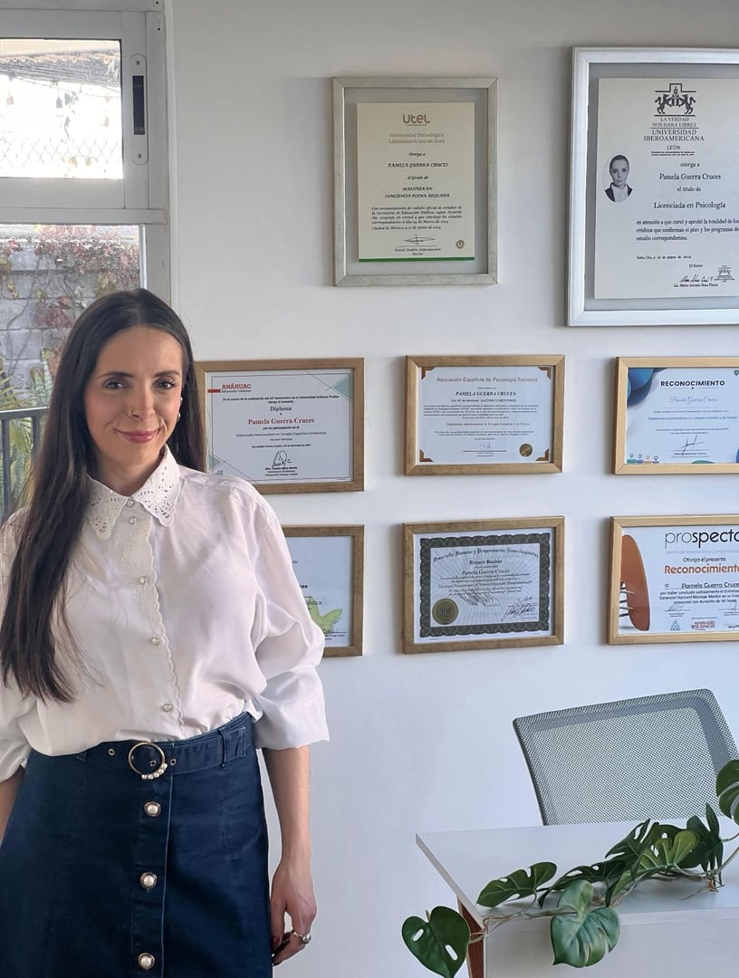 Pamela Guerra Cruces, Directora Creativa y Fundadora de Sana Mente Integral