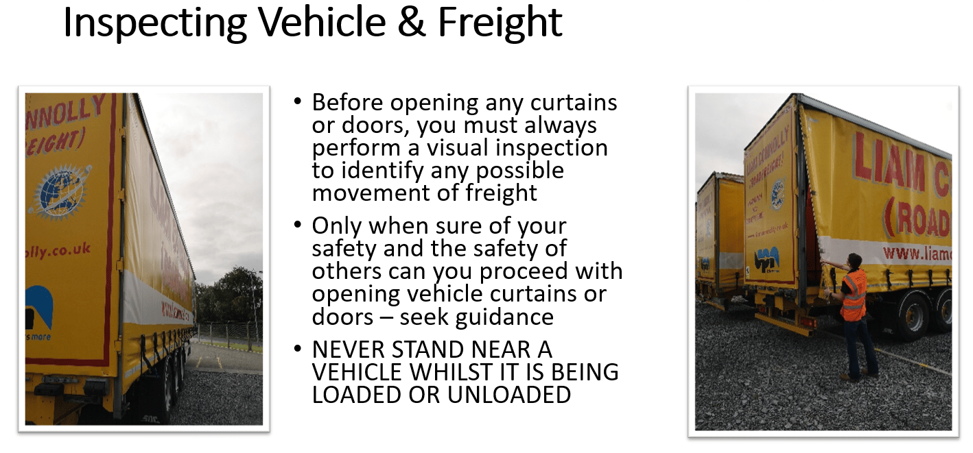 Inspecting Vehicle & Freight