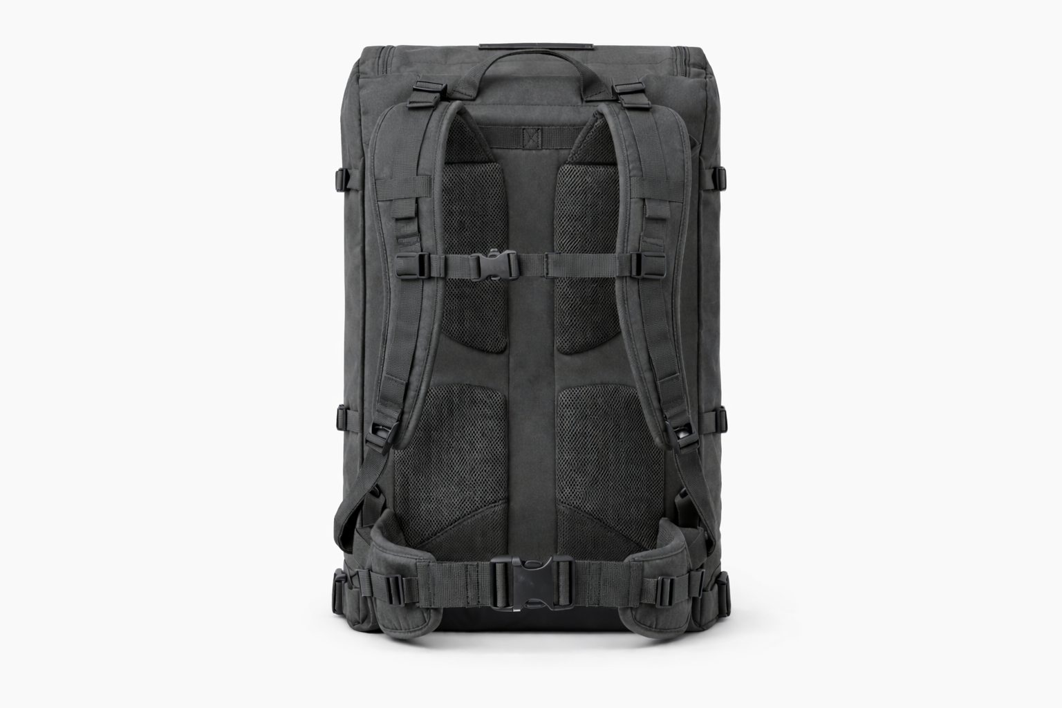 Kauri Pod backpack straps charcoal gray