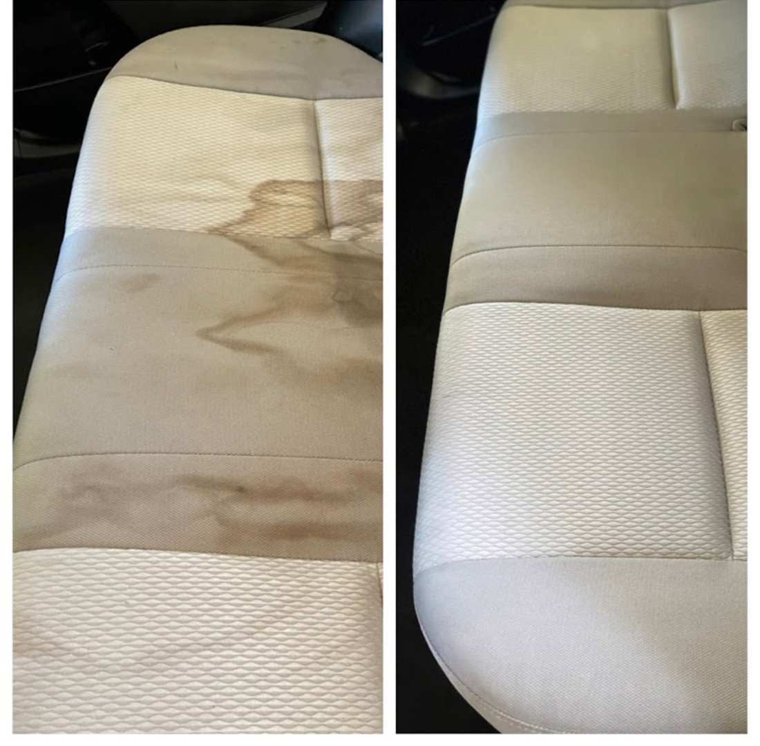 Interior before and after transformation