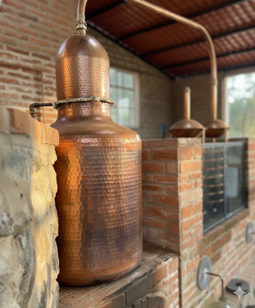 Copper Distillation Column Alcohol Beverage Production Brewery Equipment Apparatus