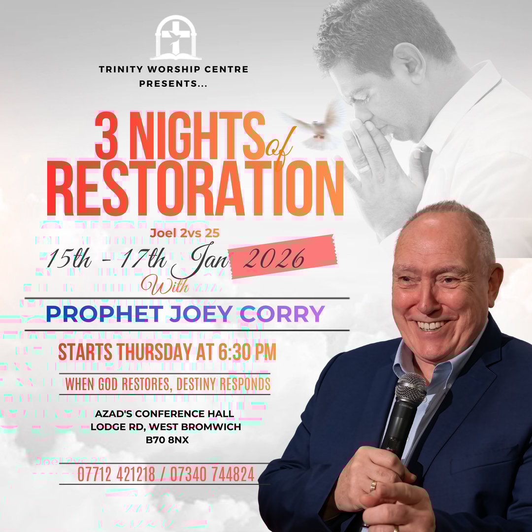 Prophet Joey Corry - 3 Nights of Restoration