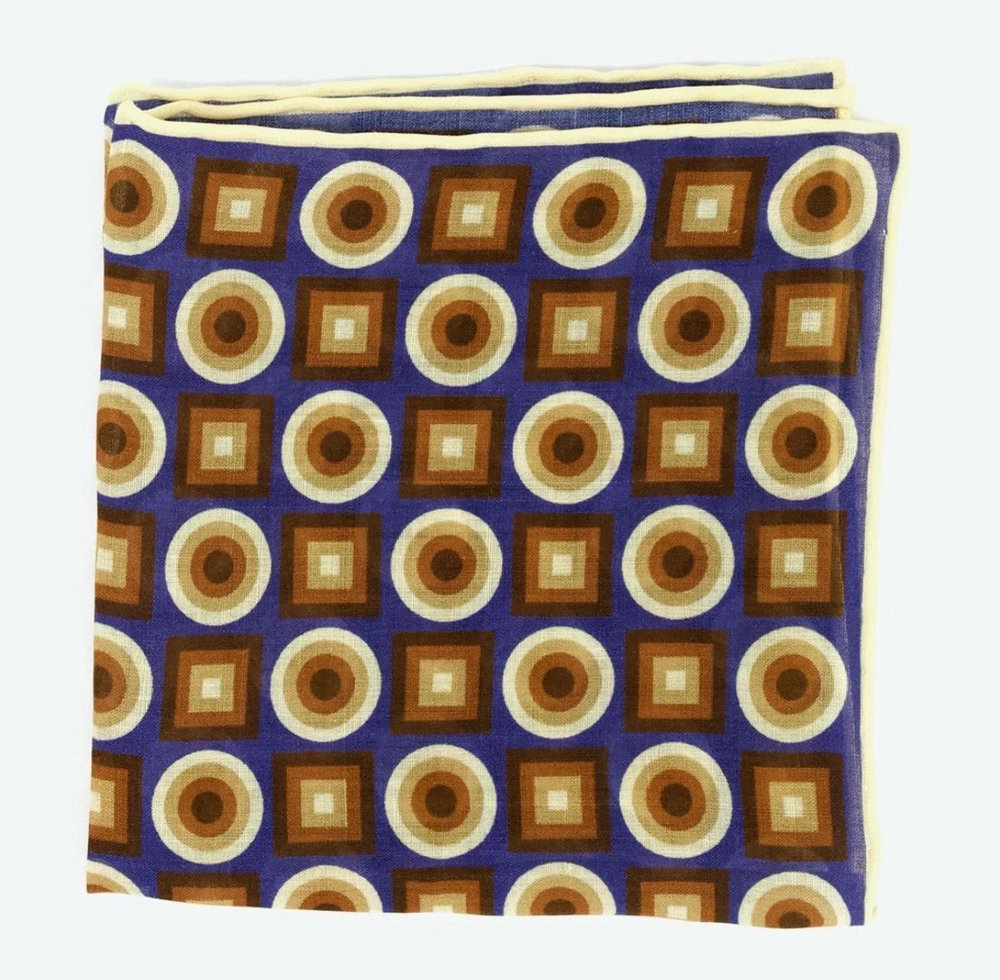 Elegant floral pocket square