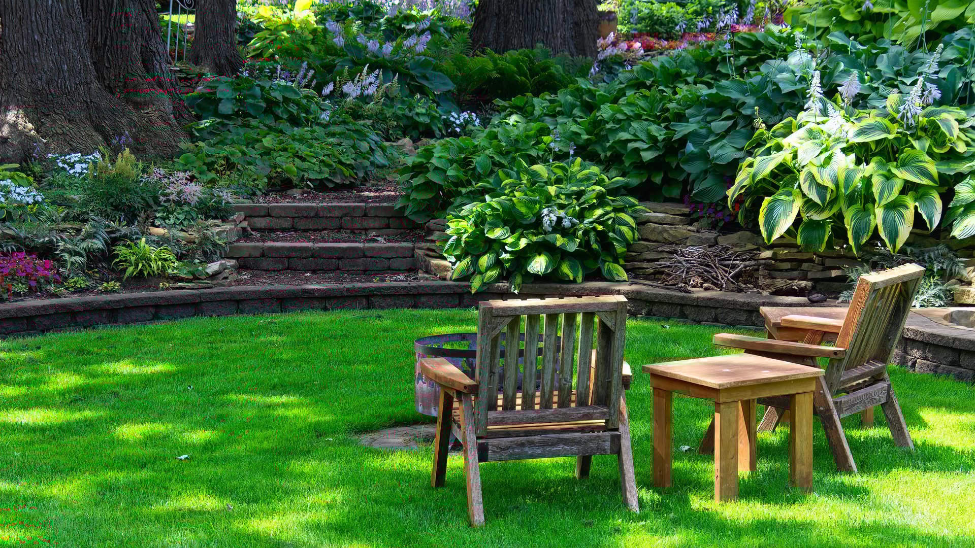 Secret garden in Rochester, Minnesota