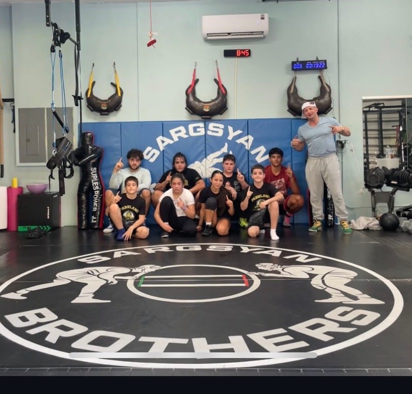 Wrestling practice at Coach K's Wrestling Academy