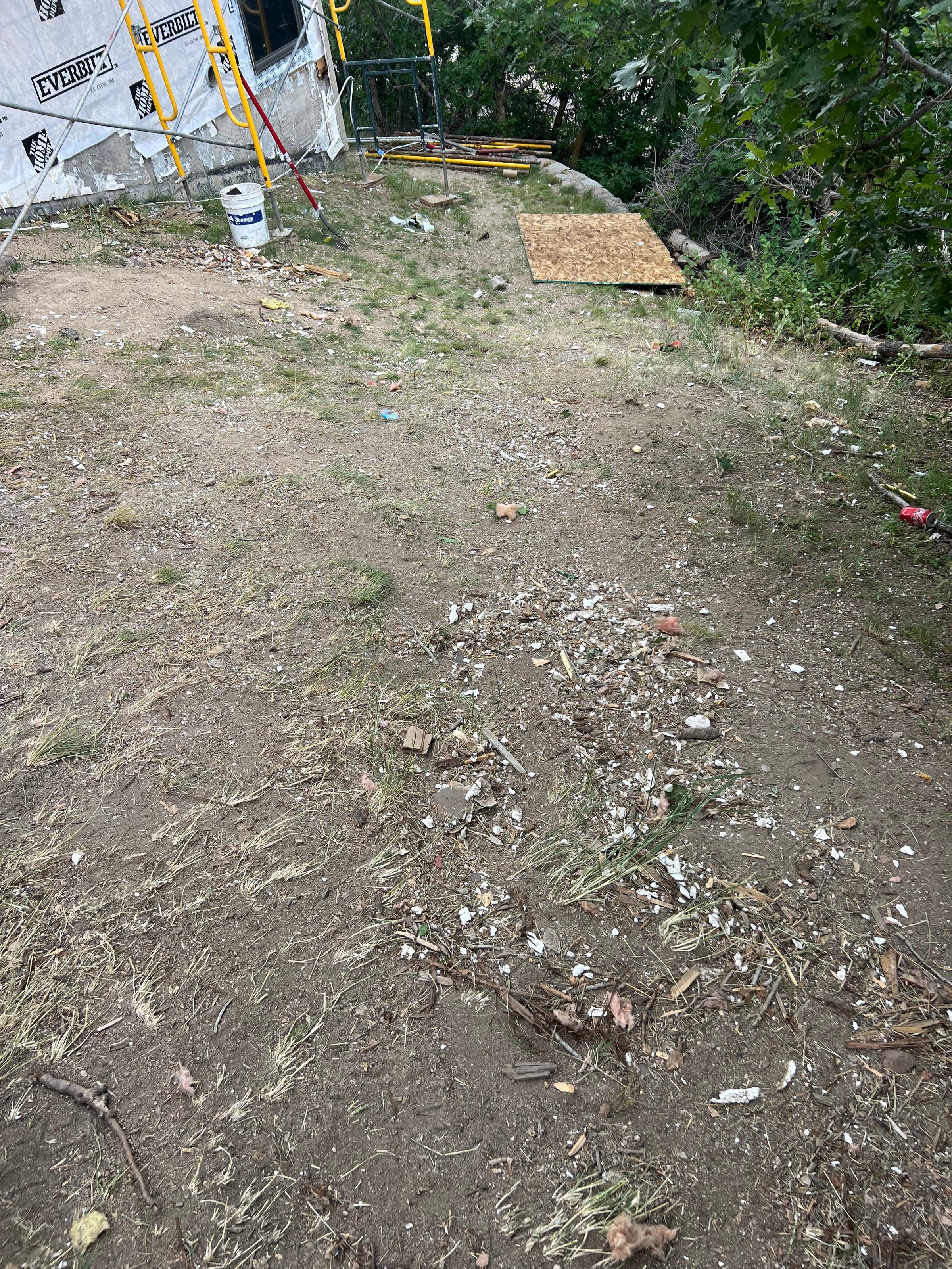 Anaconda Drive after junk removal