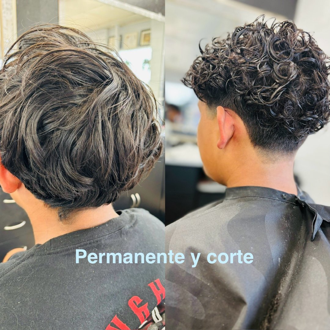 Permanente con ondas naturales