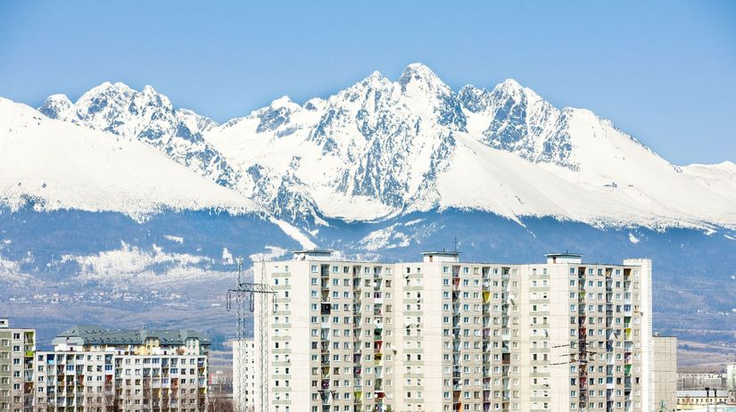 Poprad Tatry - zimná panoráma