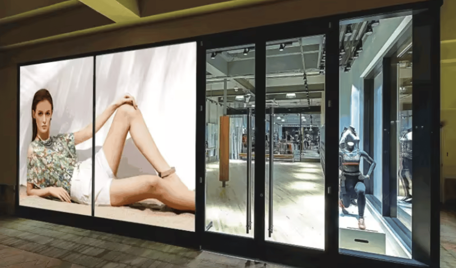 Retail Storefront Smart Glass