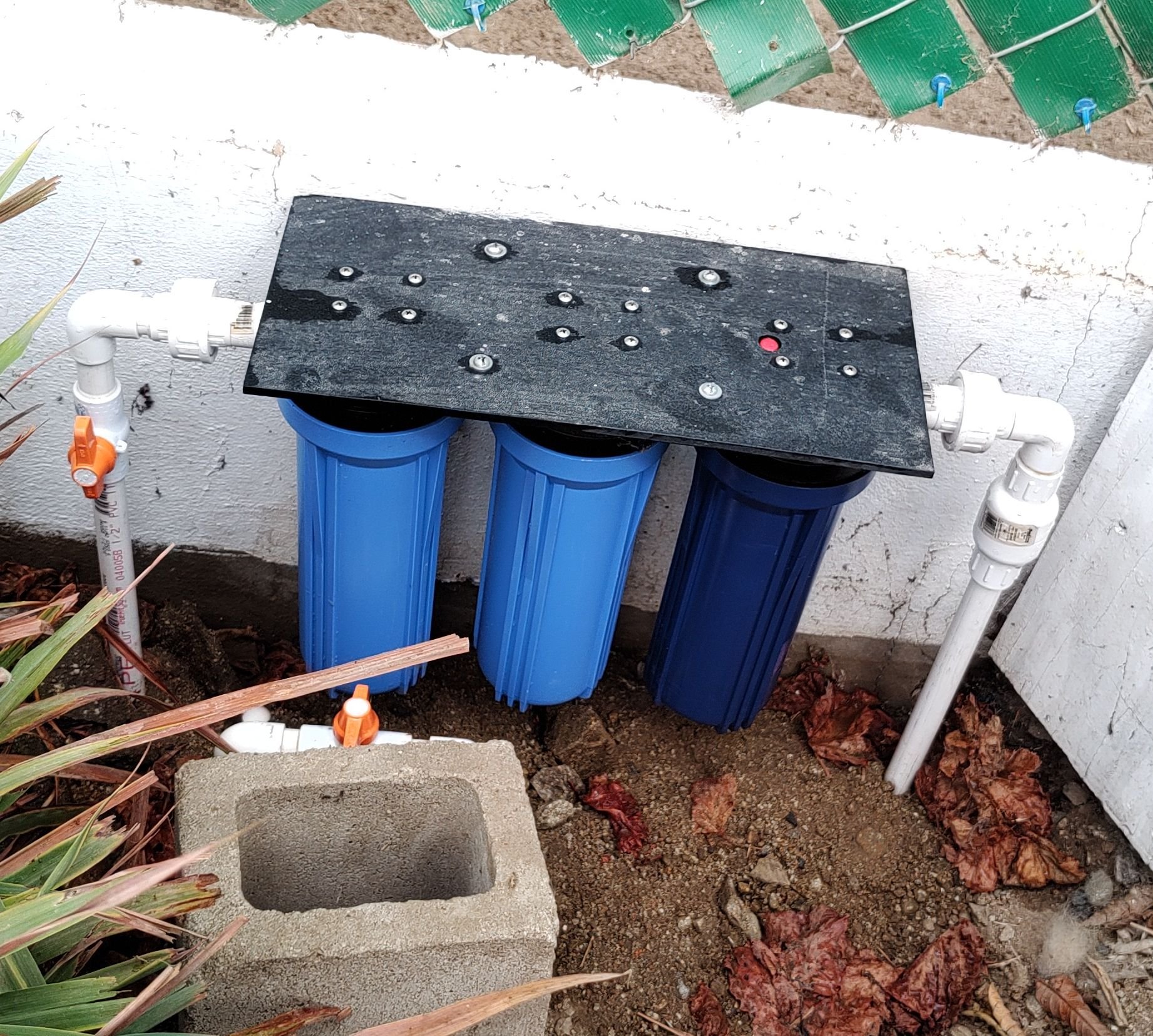 Nublix water filtration system installed in residential home