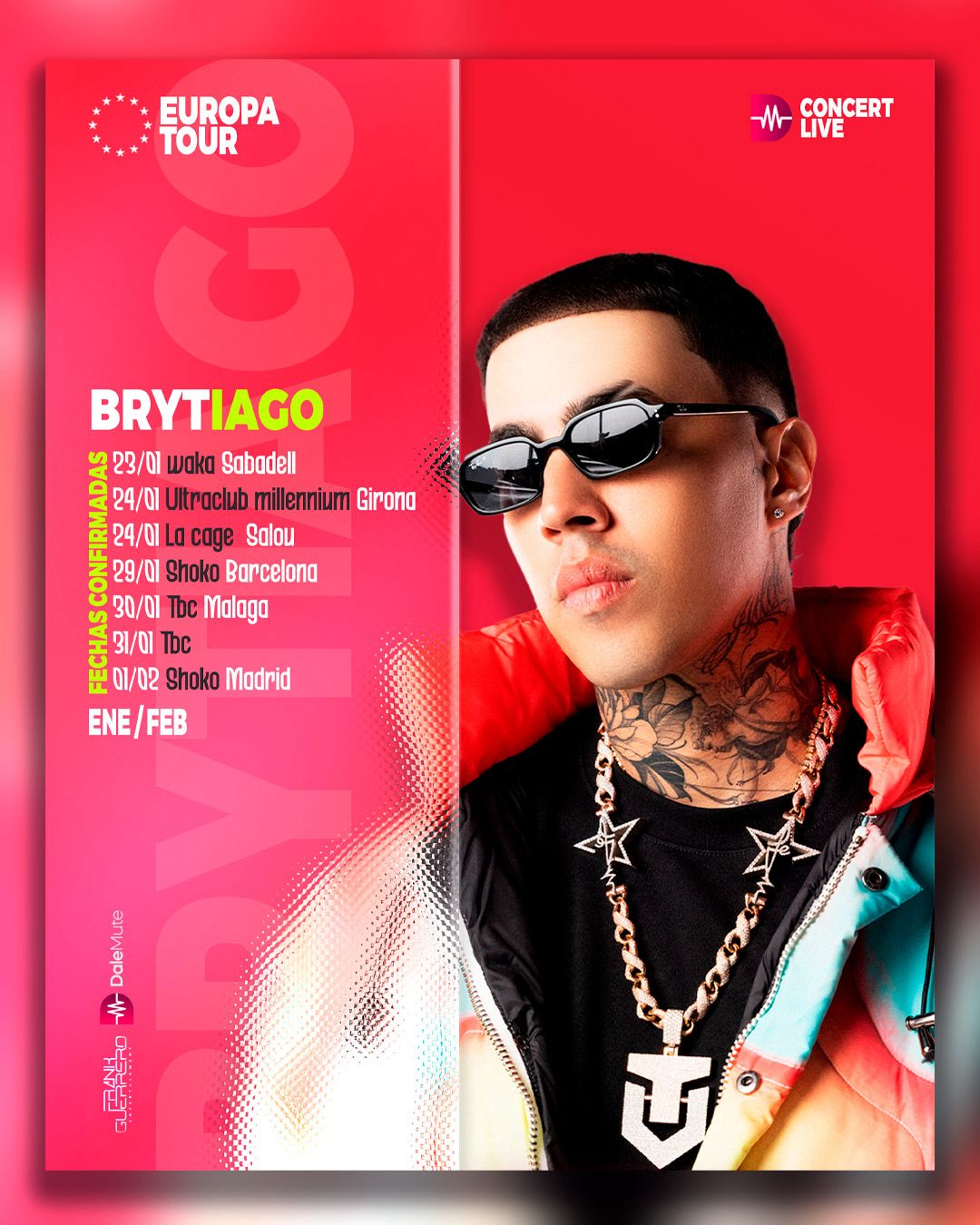 BRYTIAGO próximos conciertos en España