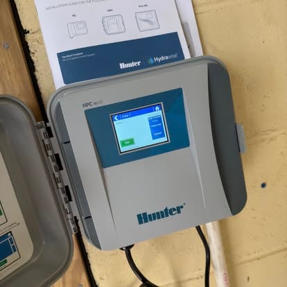 Professional irrigation installation project