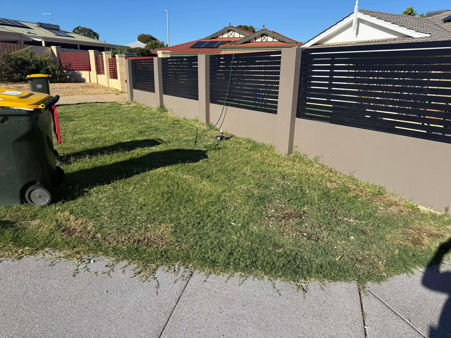 Garden cleanup completed