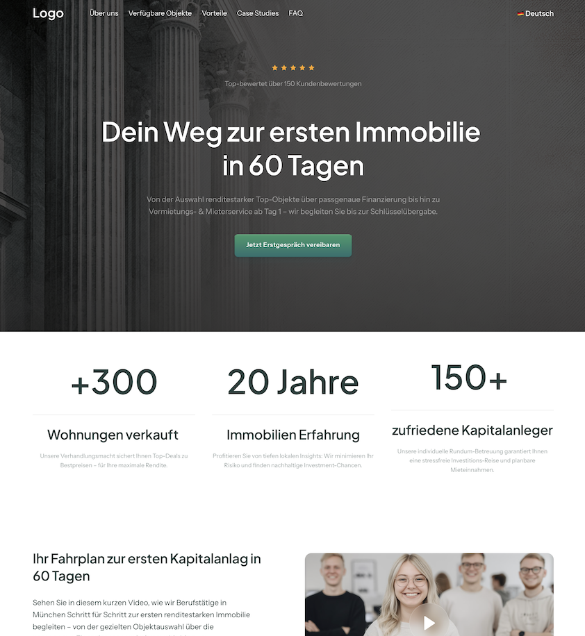 Immobilien Premium Website