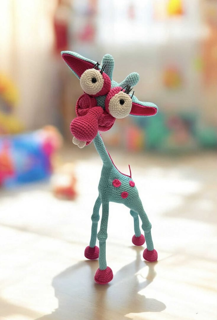 Maskotka na szydełku