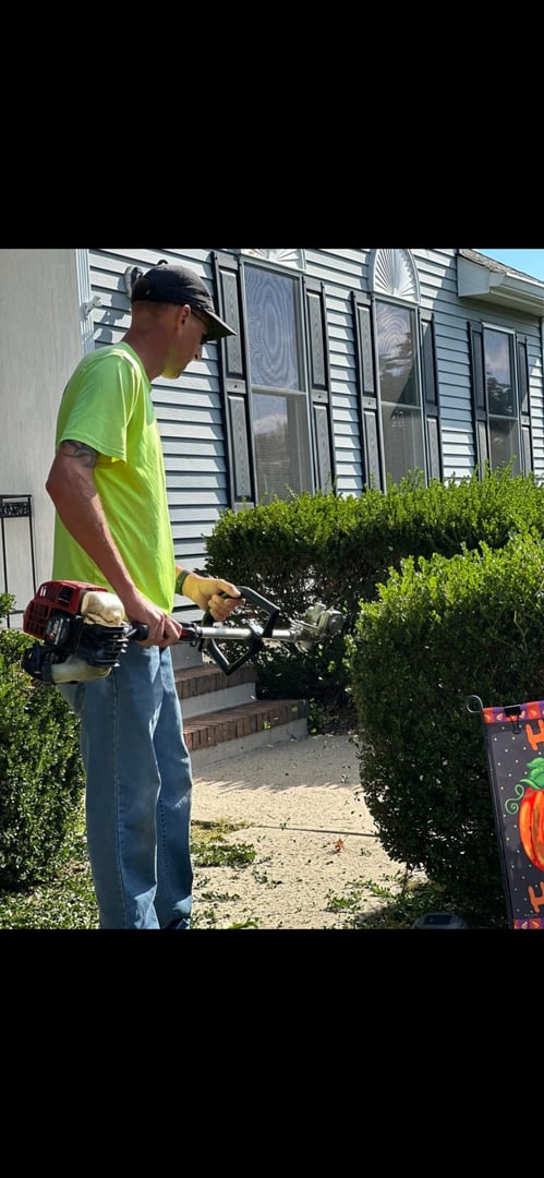 Professional landscaping work