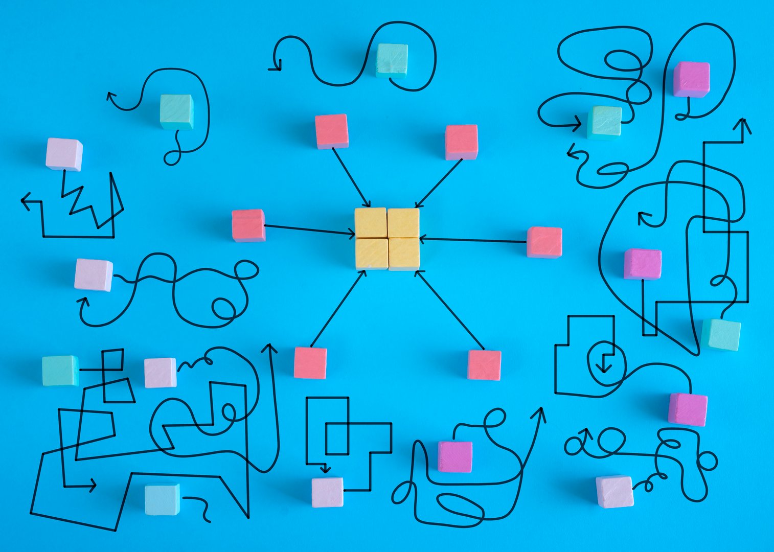complex messy management, bureaucracy,red tape,organization and innovation,business disruption, complicated business process