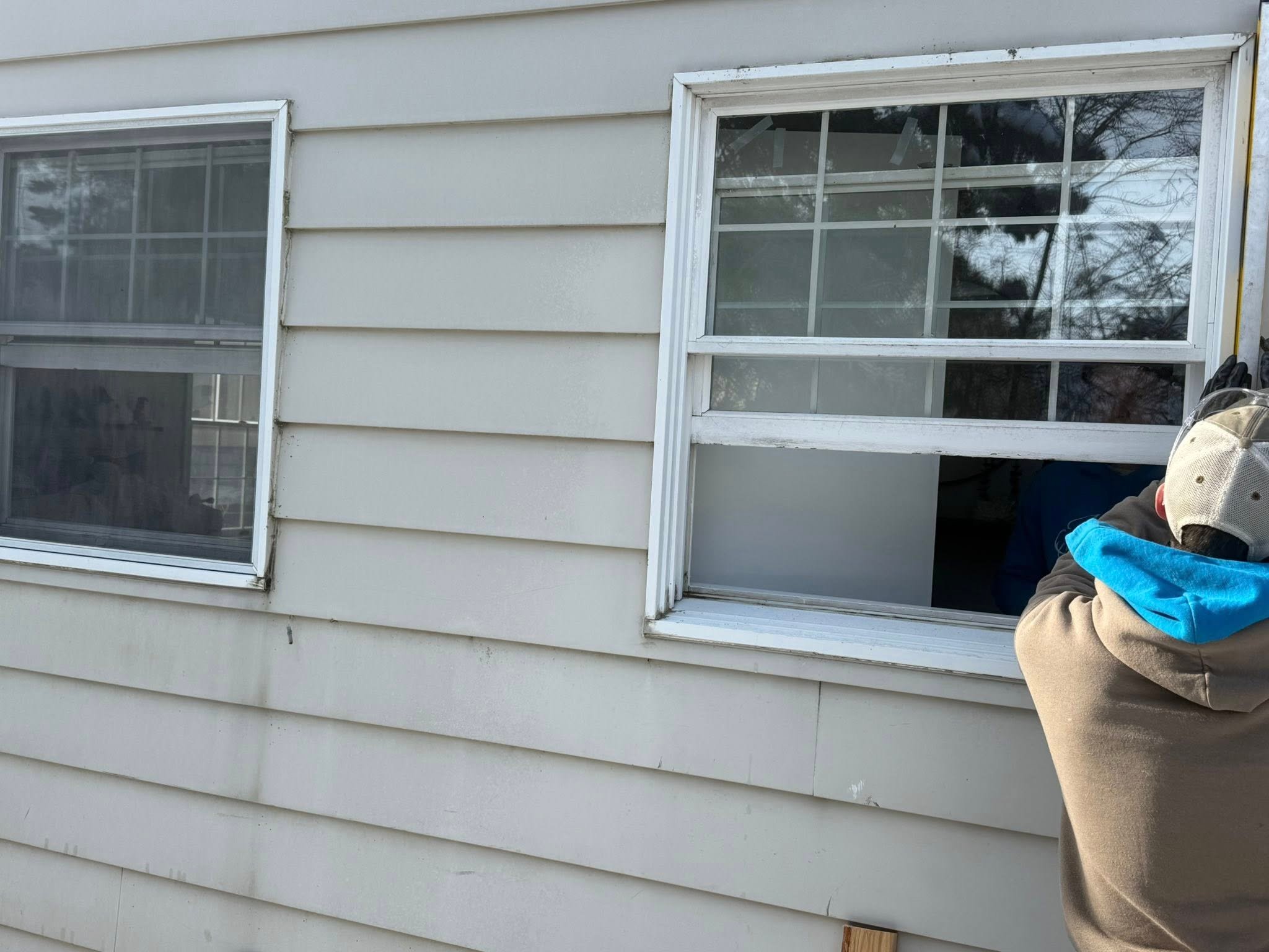 Professional window installation project