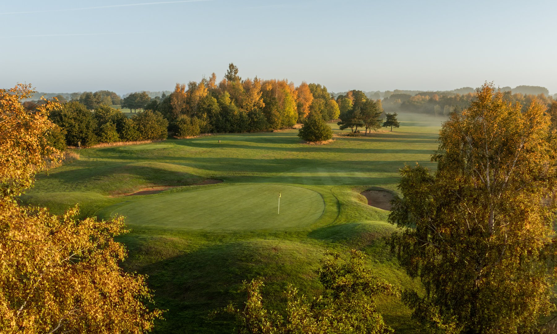The Hill Golf Course at Barnham Broom in autumn