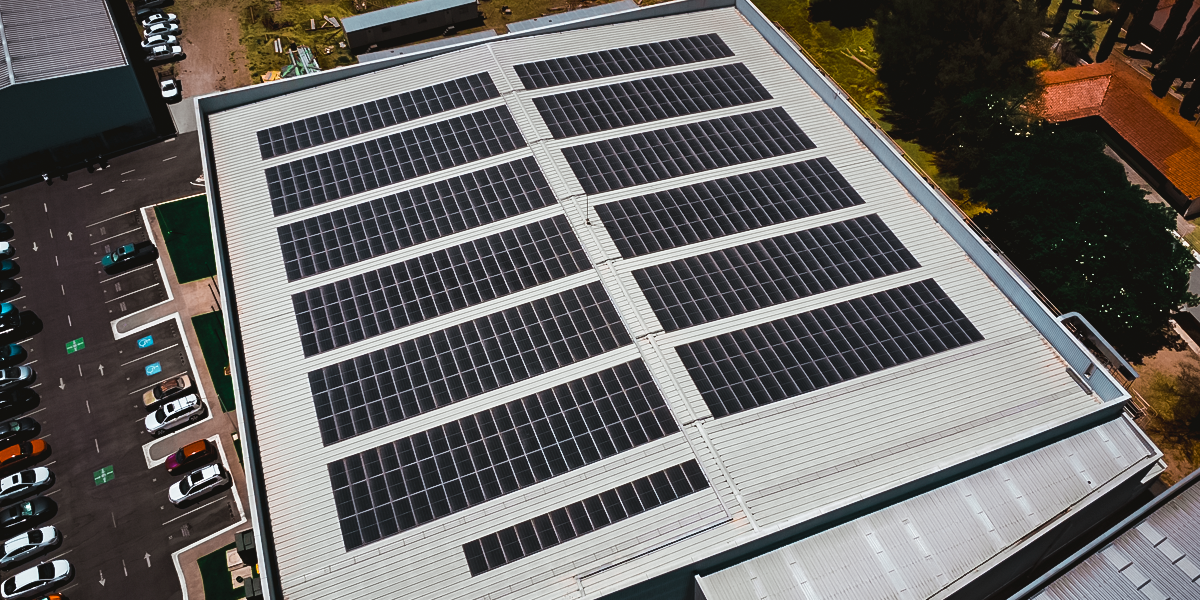 Professional Engineer Service Solar Panel. Worker Maintenance Cleaning Replacing Solar Panel. Solar photovoltaic panel system in Industry roof. Saving Energy with Clean Power.