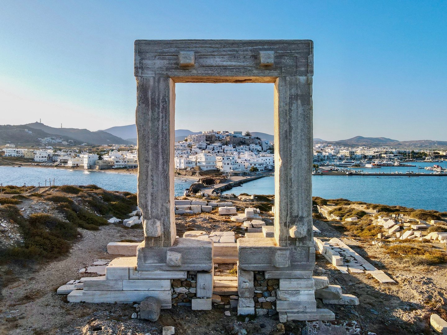 The Temple of Apollo, Portara - The Ancient window to Naxos, Greece