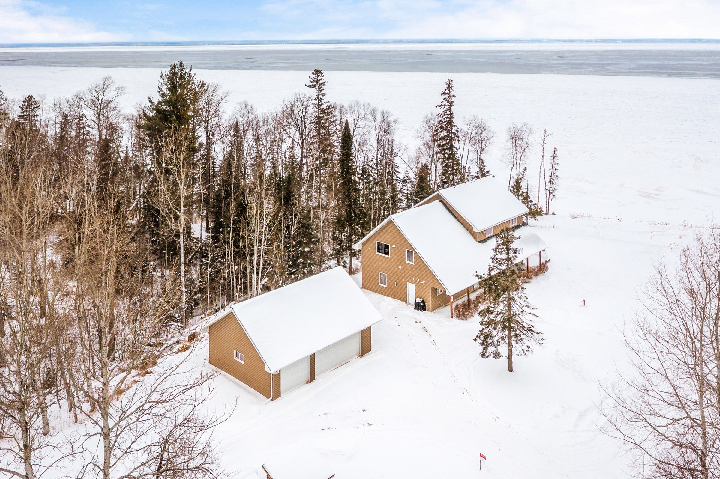 Lake Superior waterfront property in Port Wing, Wisconsin