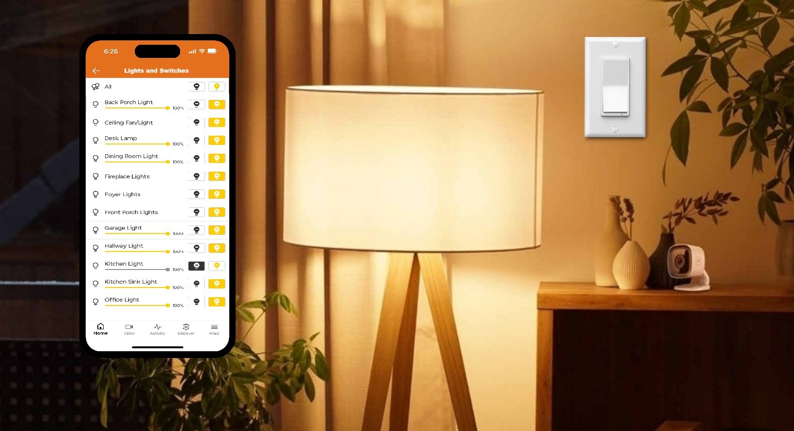 Smart Home Lighting Control