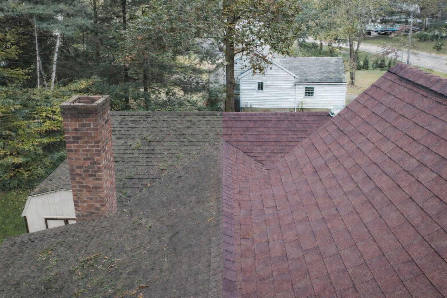 Contrasting rooflines