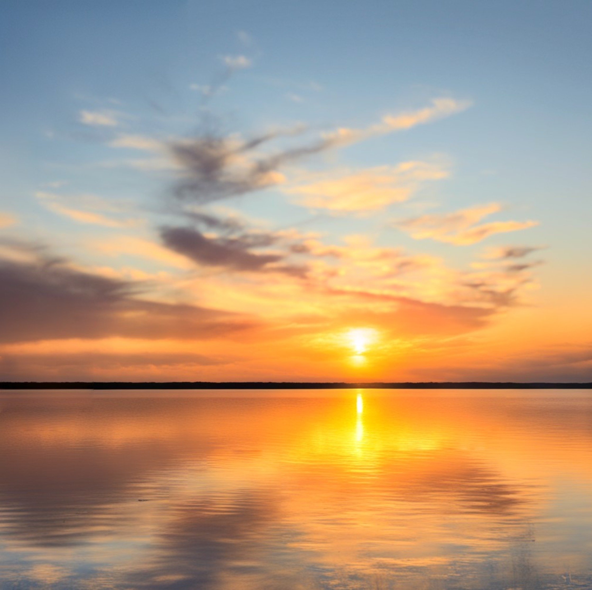 A scenic view of Lake Conroe in Texas