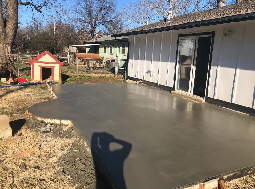 Twister Concrete driveway project