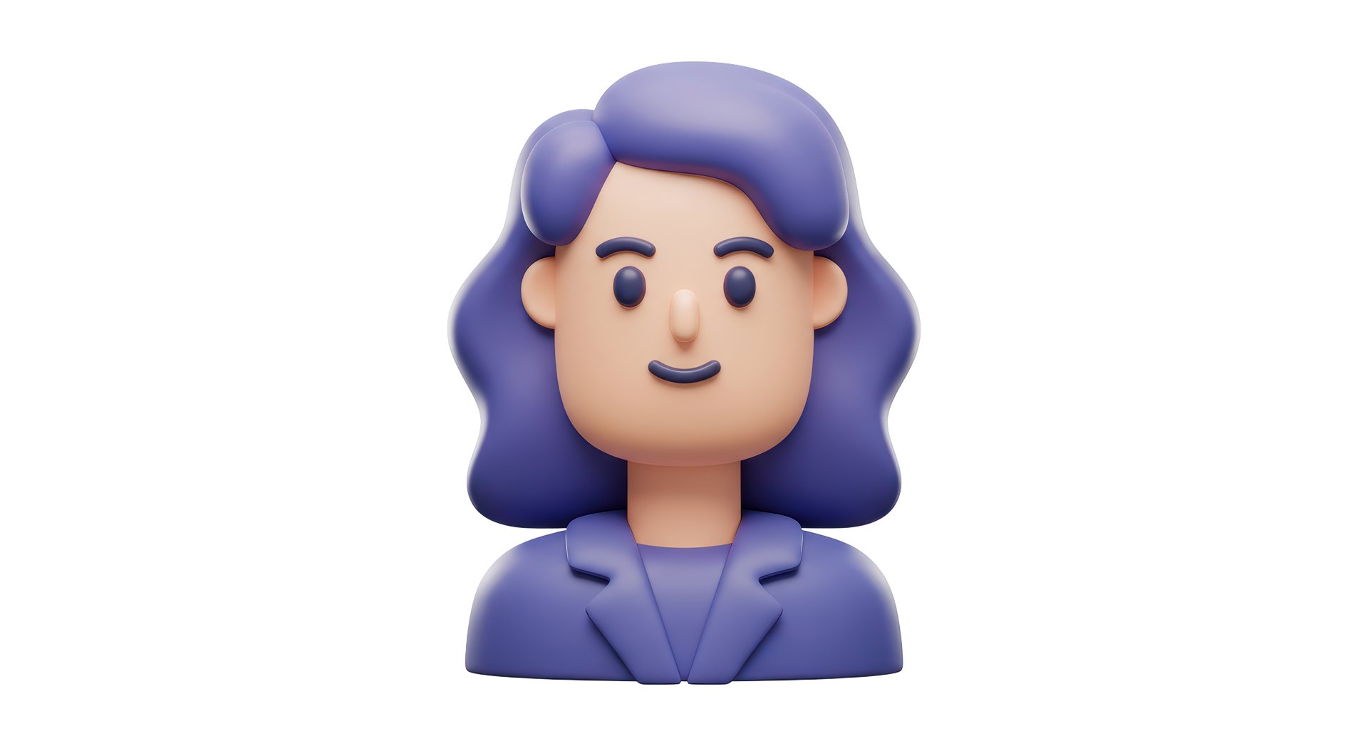 Isolated Woman Portrait Business Professional