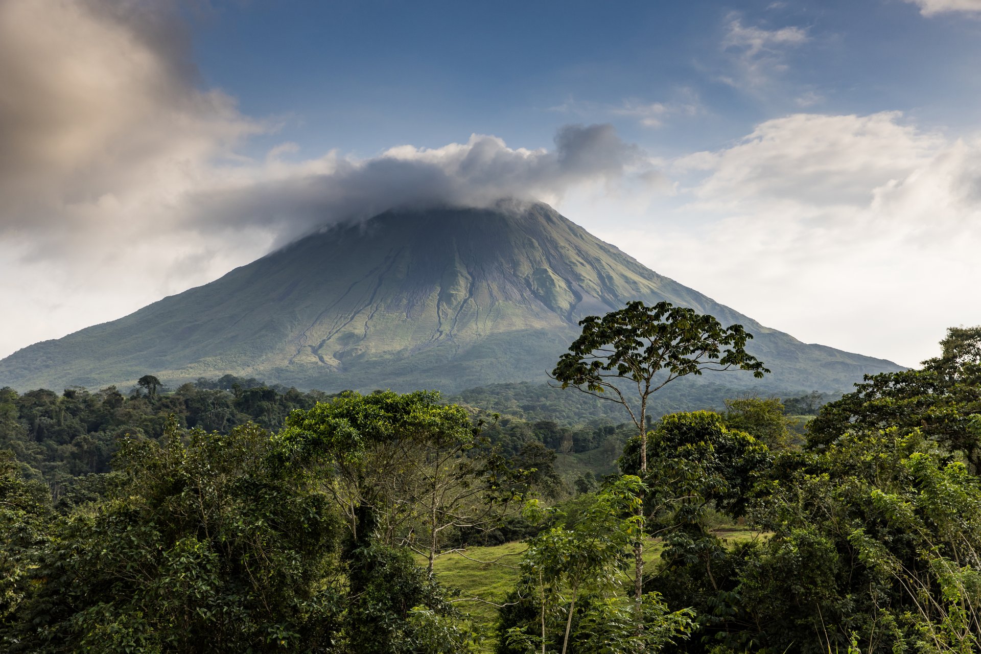 Arenal volcano in Costa Rica
