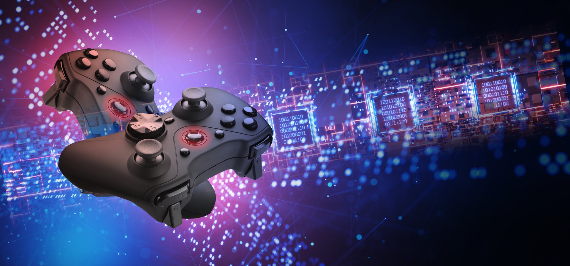 Video game concept. Cyber sports. Blockchain concept for video games. Online games. Token games