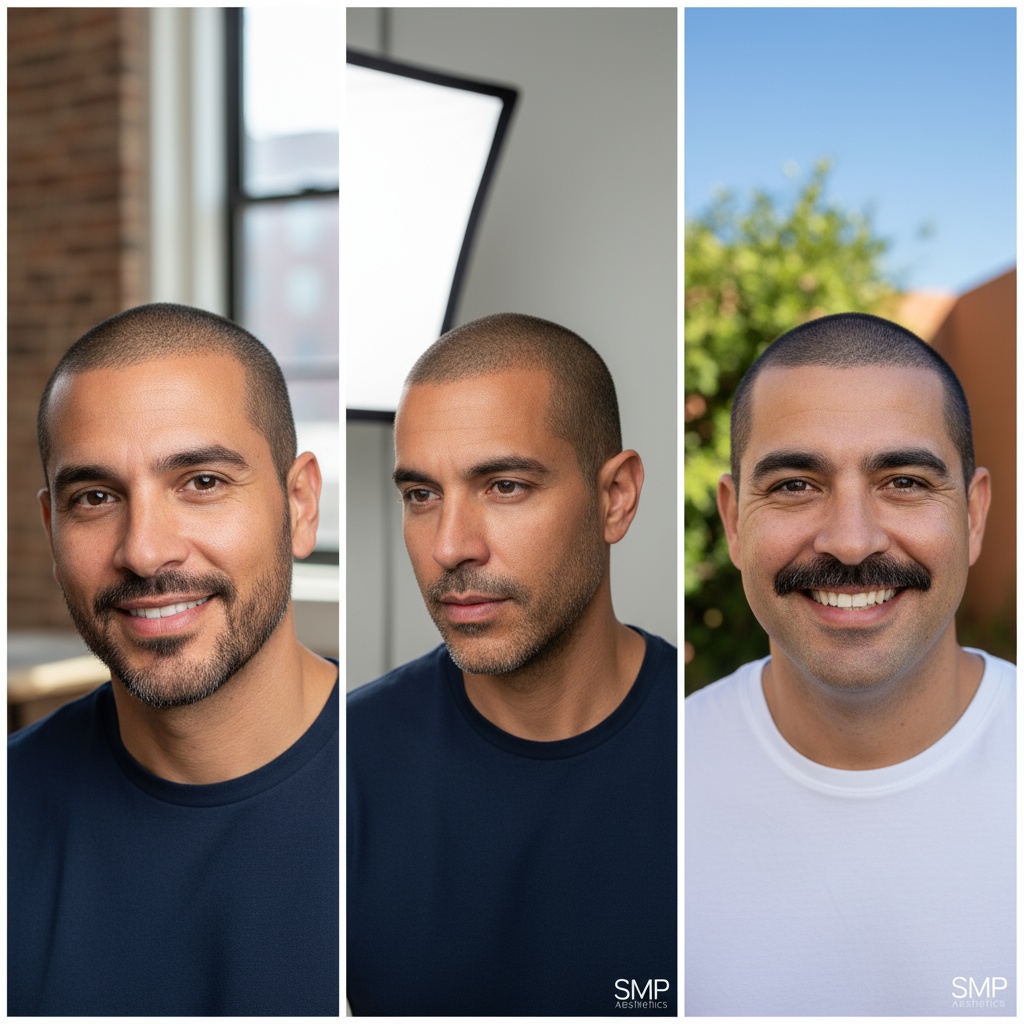 Scalp Micropigmentation Results for Men in Their 40s