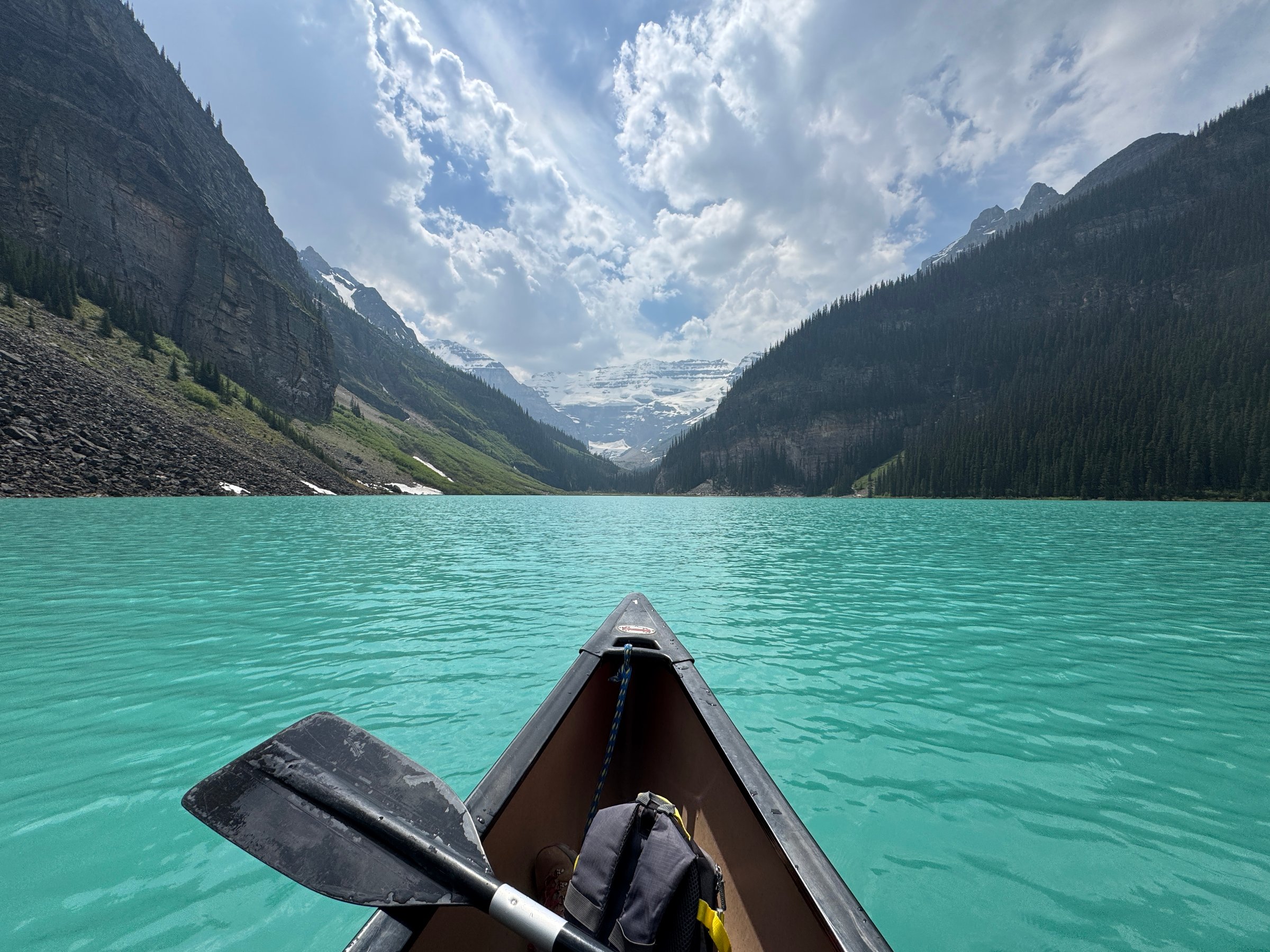 Lake Louise Canoe in Banff National Park