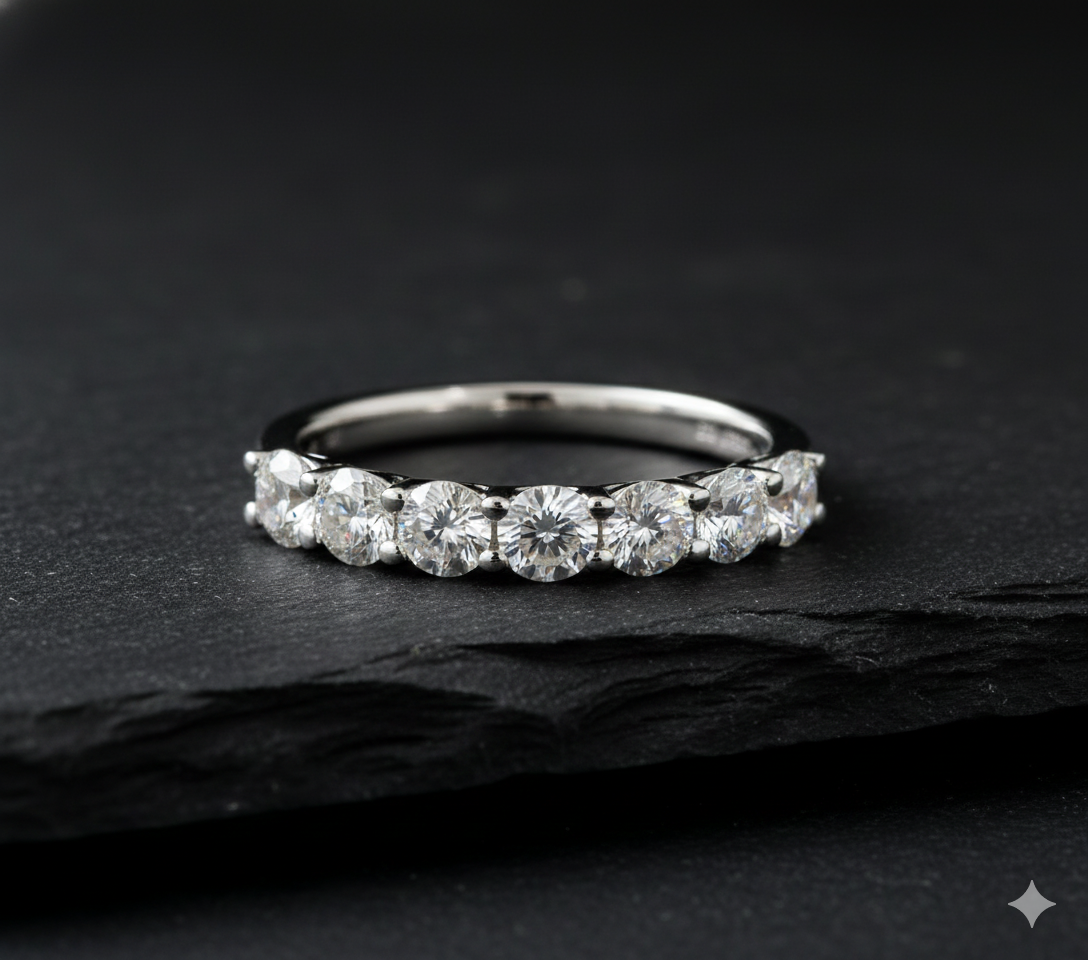 The New York - 1 CTW Round Lab-Grown Diamond Wedding Ring