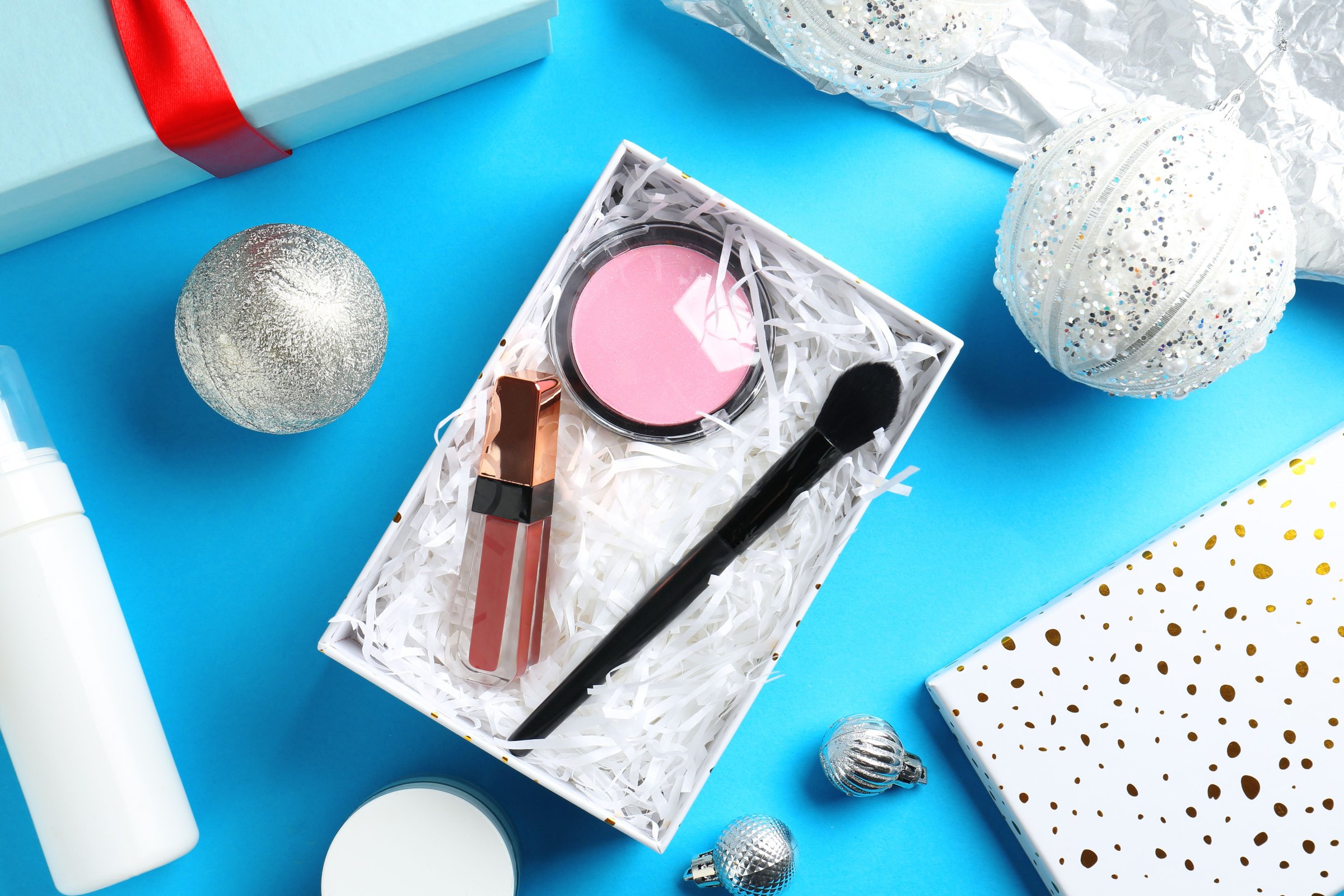 Decorative cosmetics as Christmas present