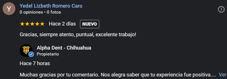 Testimonio real de paciente Alpha Dent