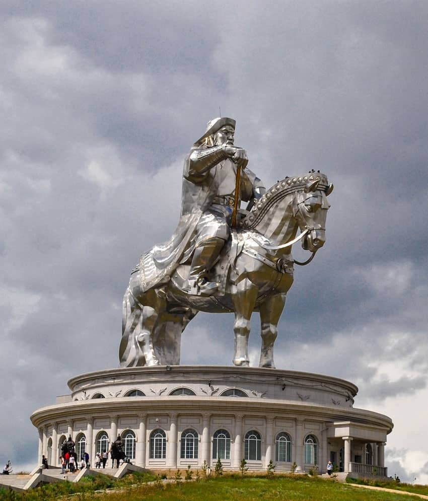 Paysage mongol authentique