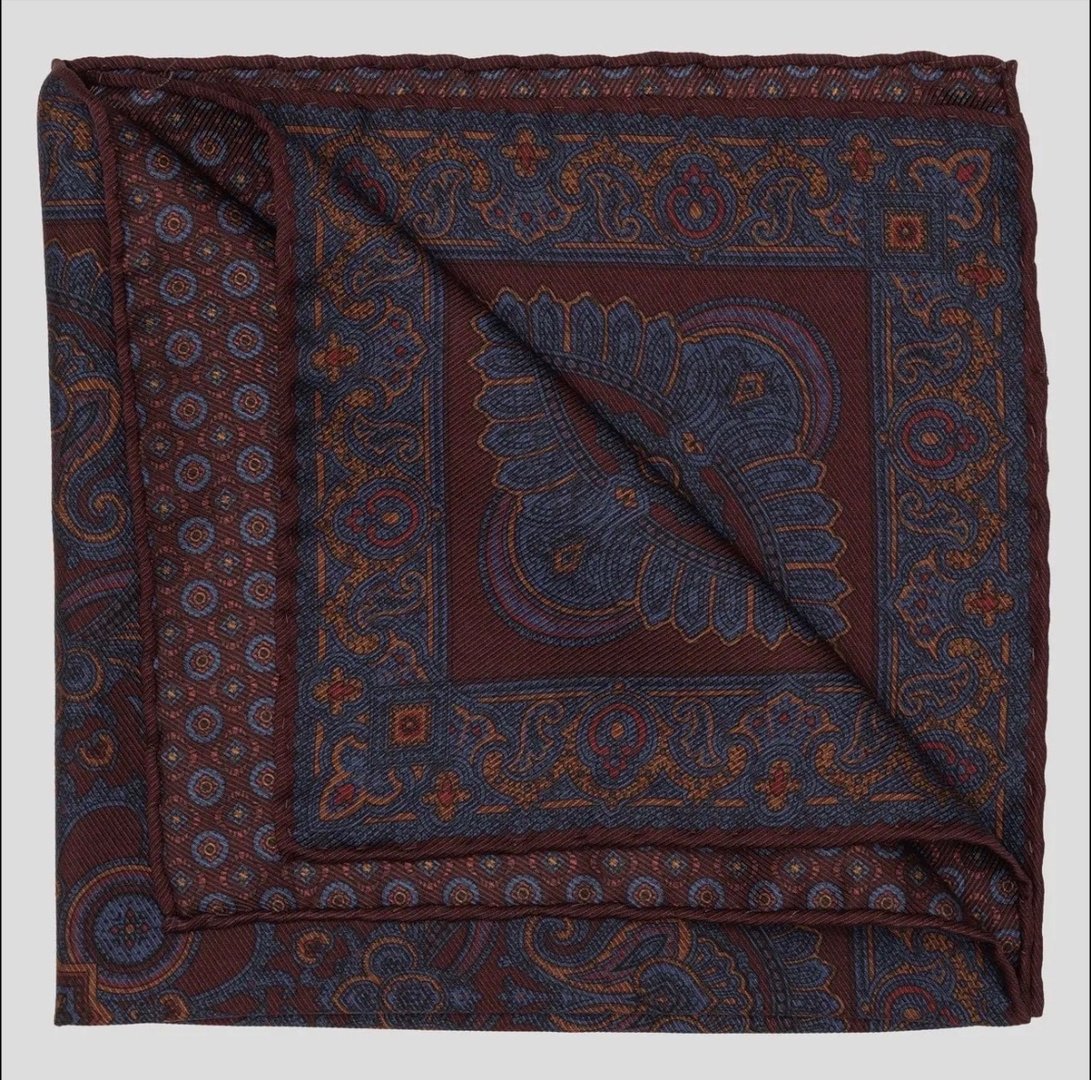 Double-sided reversible pocket square