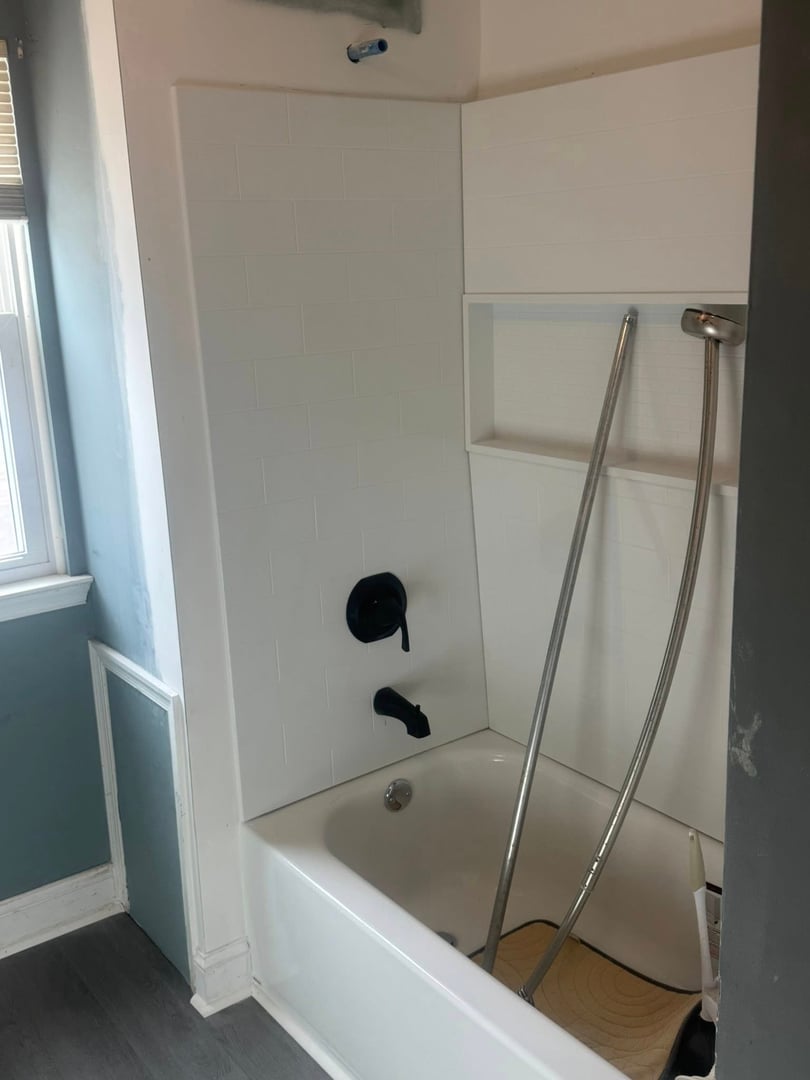 Custom bathroom renovation with high-end finishes in Northwest Ohio