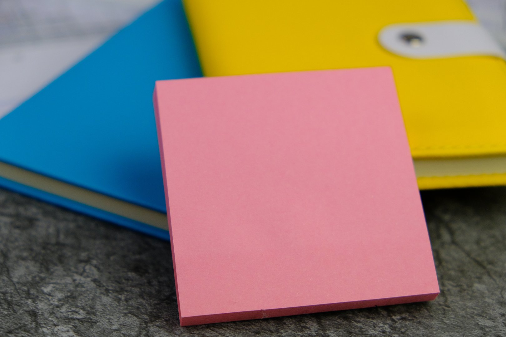 blank paper next to school tools with no word as a template for text space concept. business and education concept